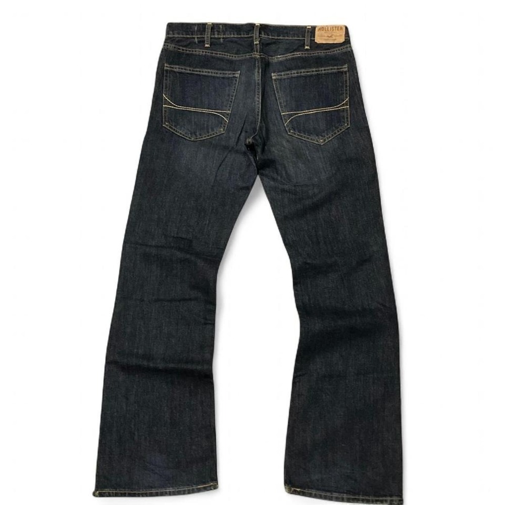 Hollister Boomer low rise slim boot jeans dark wash vtg 00s grunge 36/33.5